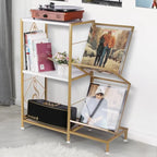3-Tier Record Player Stand with Side Vinyl Display Holders