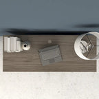 60W x 24D Credenza Desk with Cable Management