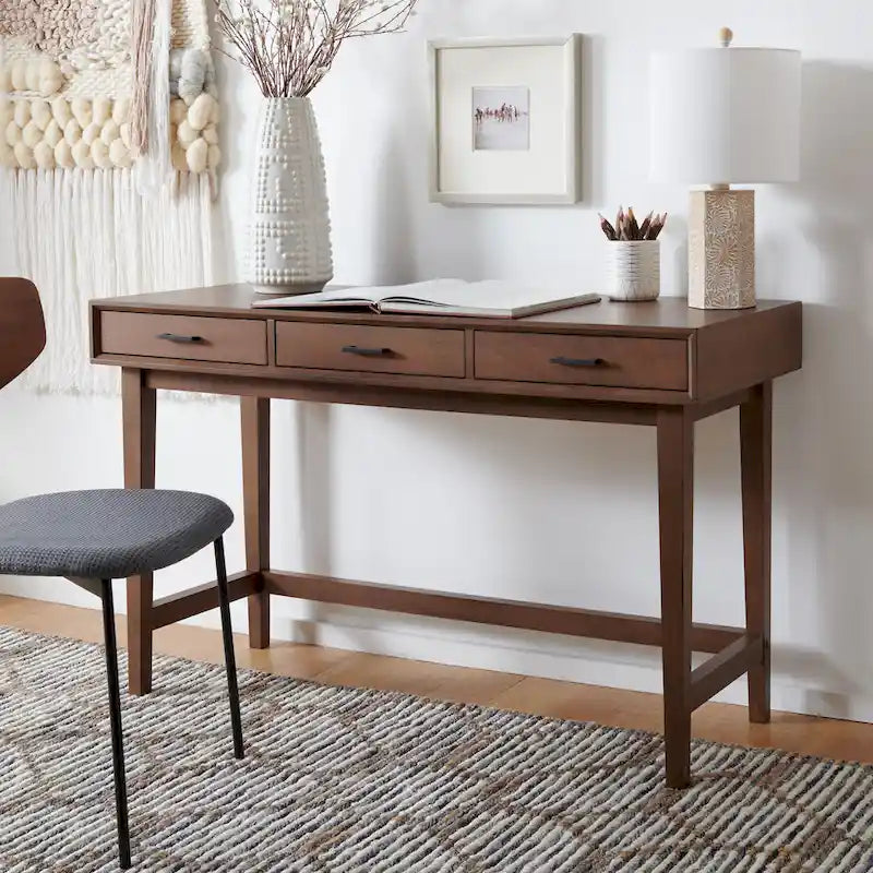Mid-Century 3-Drawer Desk