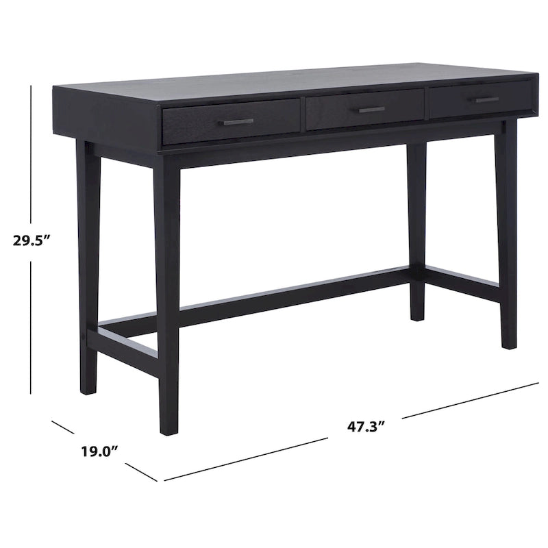 Mid-Century 3-Drawer Desk