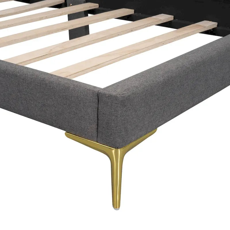 Upholstered Daybed with Headboard and Guardrail