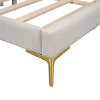Upholstered Daybed with Headboard and Guardrail