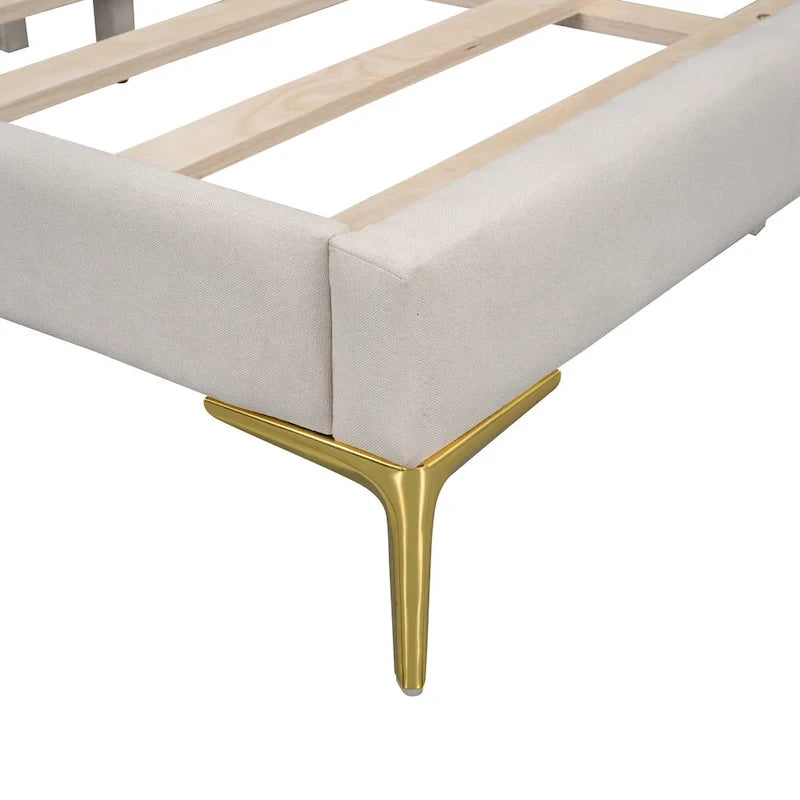 Upholstered Daybed with Headboard and Guardrail