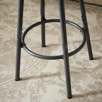 7-Piece Bar Table and Chairs Set with PU Leather Stools