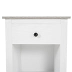 End Table with Drawer and Shelf 2 Tier Side Table Storage Cabinet Side Table with Drawer End Table with Storage