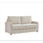 Corduroy 70-Inch Square Arms Sofa Bed