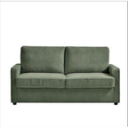 Corduroy 70-Inch Square Arms Sofa Bed