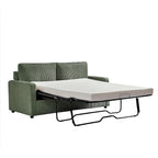 Corduroy 70-Inch Square Arms Sofa Bed