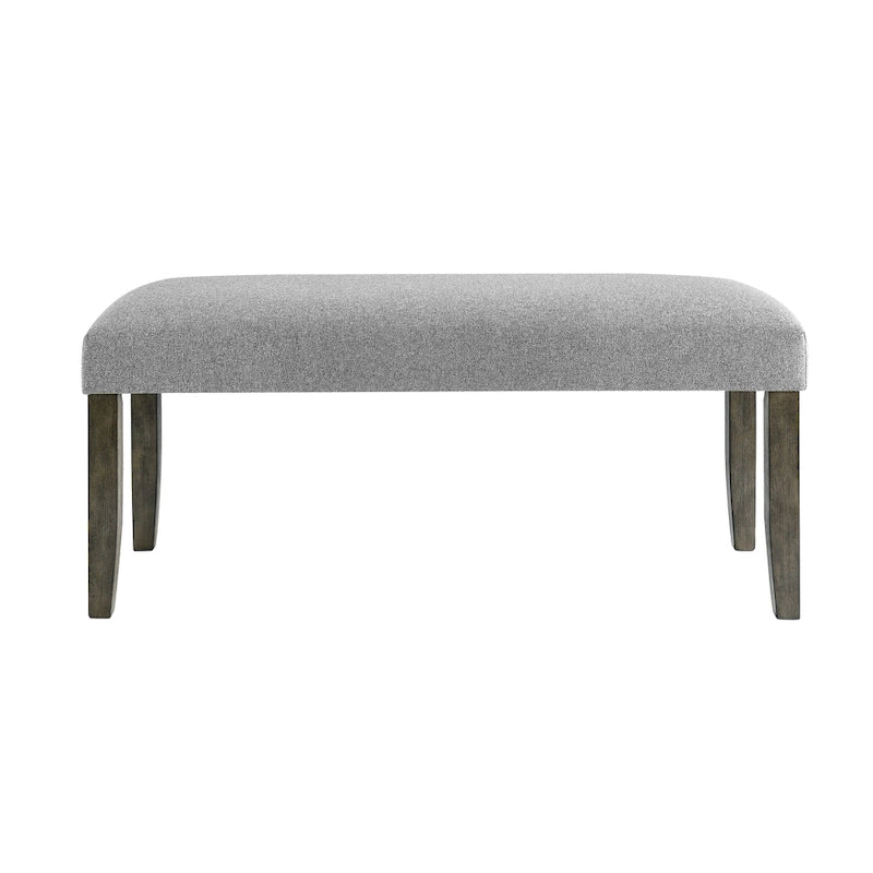 6-Piece Marble Top Dining Set with Bench