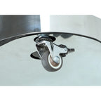 Cocktail Table with 32" Round Glass Top