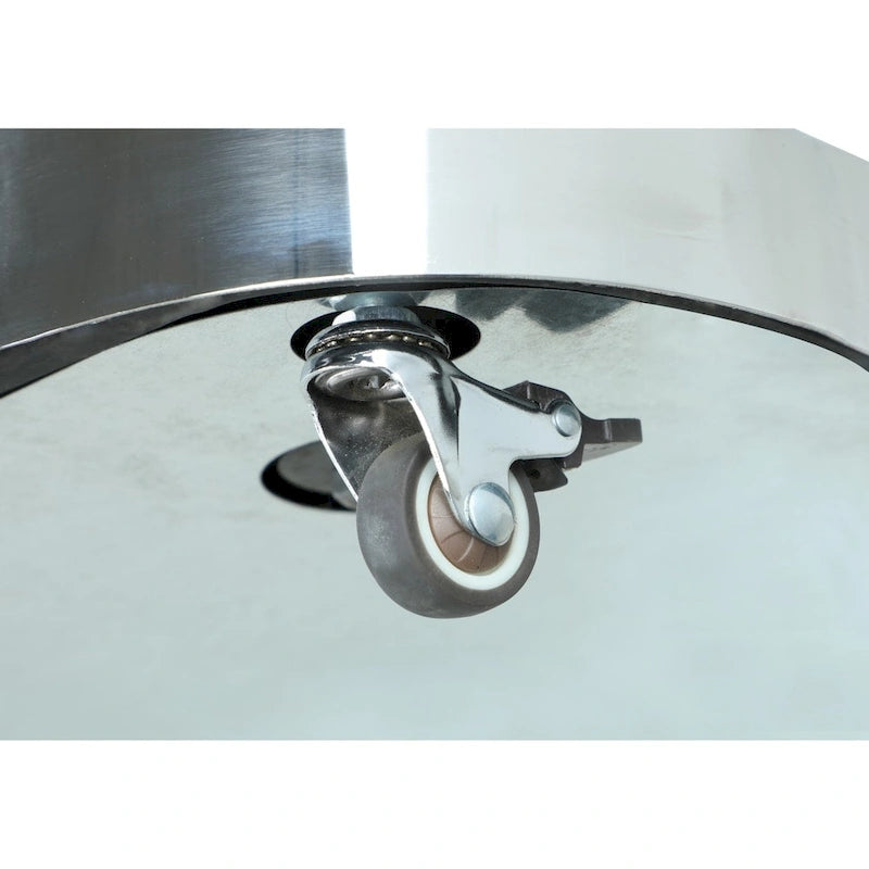 Cocktail Table with 32" Round Glass Top