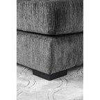 L-Shaped Chenille Sectional Sofa - Gray