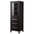 Linen Tower with Cabinet Storage and 3 Drawers
