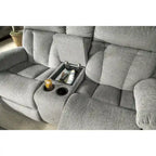 Reclining Loveseat with Console - Fog