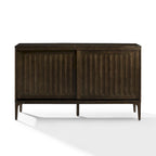 Mid-Century Modern Sideboard with Sliding Doors and Storage