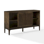 Mid-Century Modern Sideboard with Sliding Doors and Storage