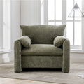 38.6" W Chenille Oversized Accent Chair for Living Room and Bedroom