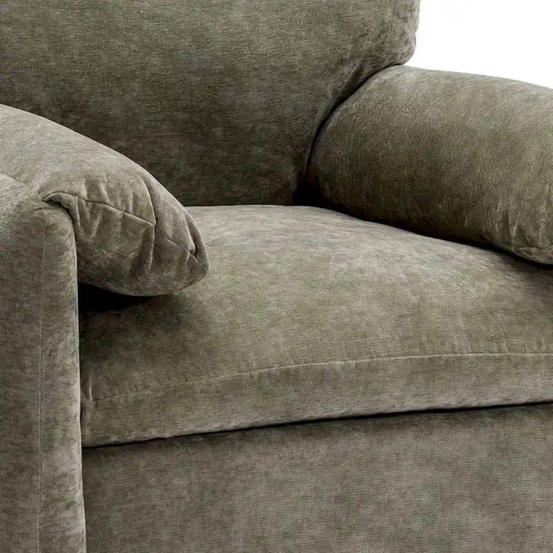 38.6" W Chenille Oversized Accent Chair for Living Room and Bedroom
