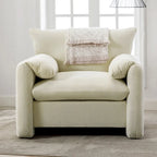 38.6" W Chenille Oversized Accent Chair for Living Room and Bedroom