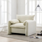 38.6" W Chenille Oversized Accent Chair for Living Room and Bedroom