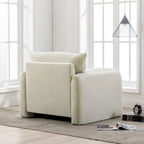 38.6" W Chenille Oversized Accent Chair for Living Room and Bedroom