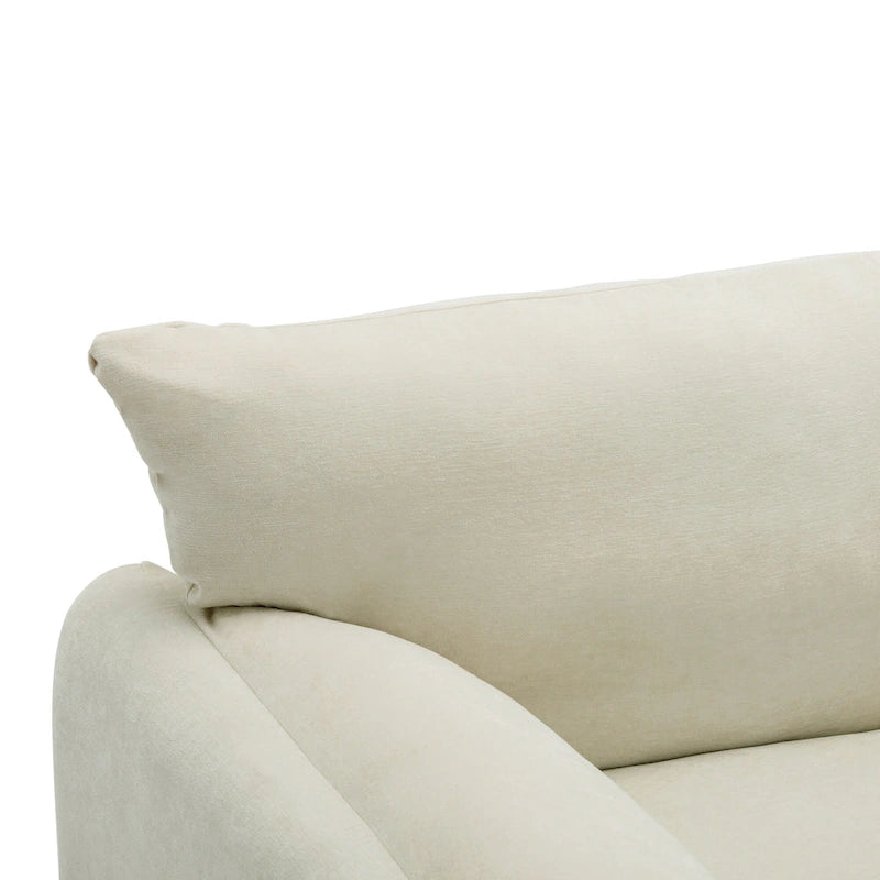 38.6" W Chenille Oversized Accent Chair for Living Room and Bedroom