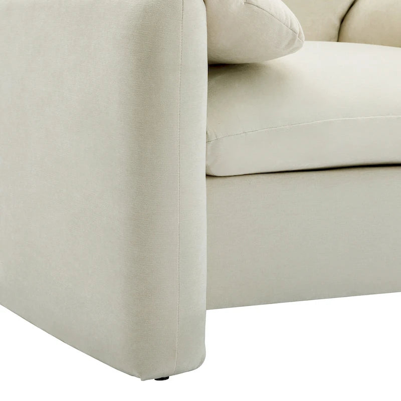 38.6" W Chenille Oversized Accent Chair for Living Room and Bedroom