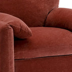 38.6" W Chenille Oversized Accent Chair for Living Room and Bedroom
