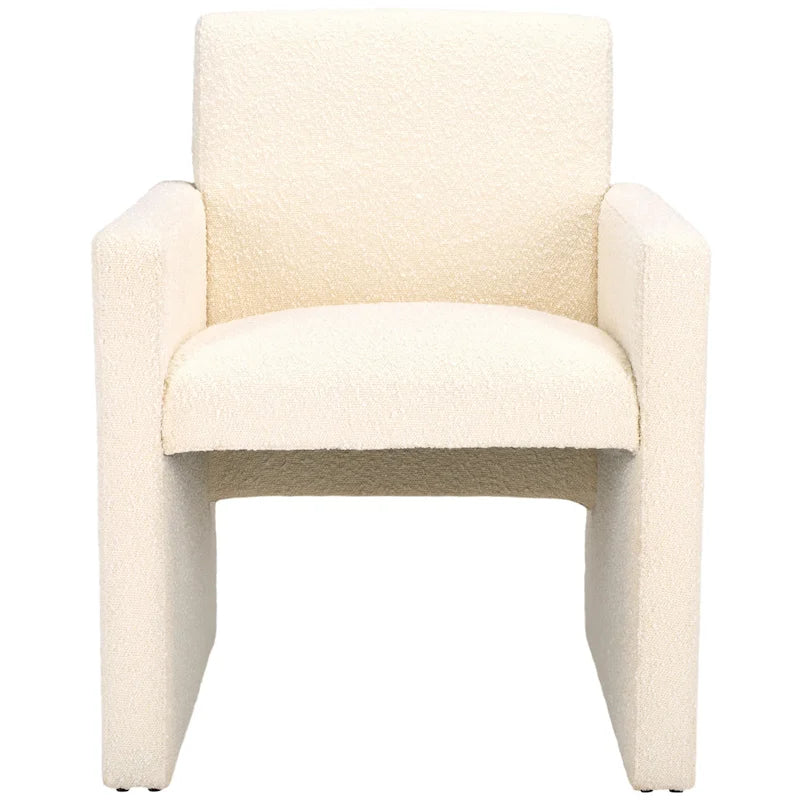 Linen Arm Chair - 26"W x 25"D x 33"H