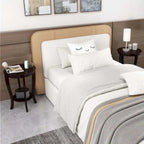 2-Tier Round Side Table Set of 2, 18" Compact End Table for Living Room Bedroom