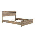6-Piece Light Brown Panel Bedroom Set
