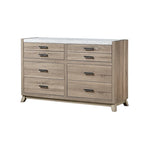 6-Piece Light Brown Panel Bedroom Set