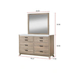 4-Piece Light Brown Panel Bedroom Set