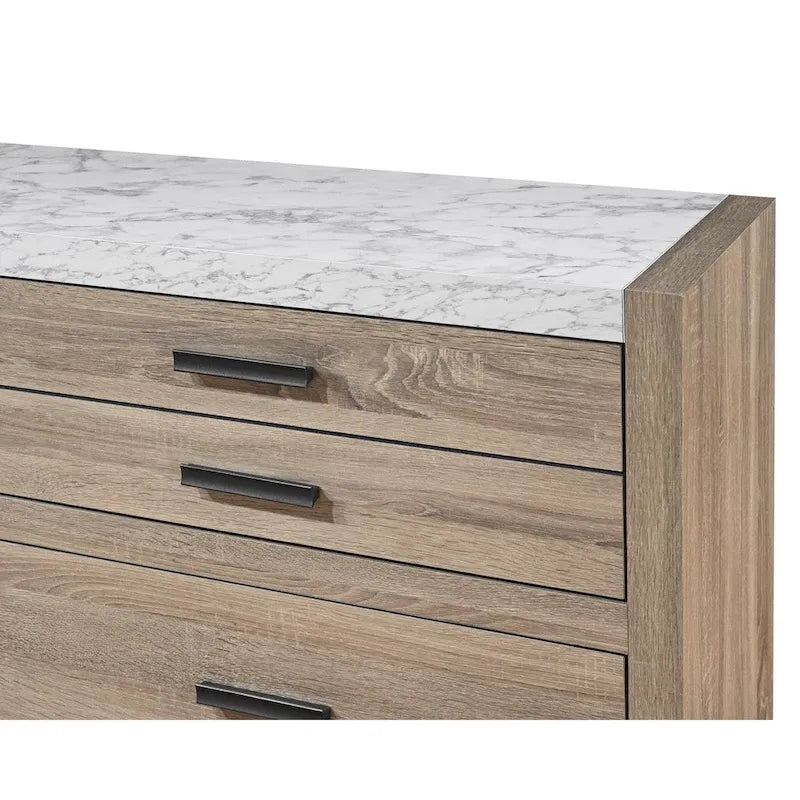 4-Piece Light Brown Panel Bedroom Set