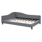 L-Shaped Semi-Enclosed Linen Daybed, Twin/Full Size