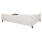 L-Shaped Semi-Enclosed Linen Daybed, Twin/Full Size