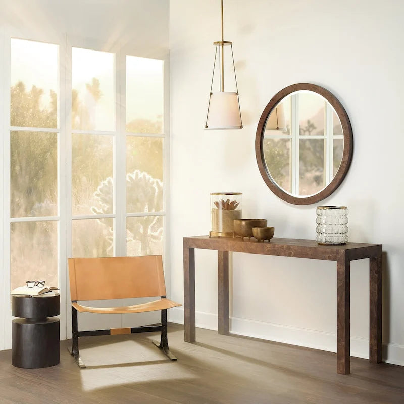 Dylan Wood Round Side Table