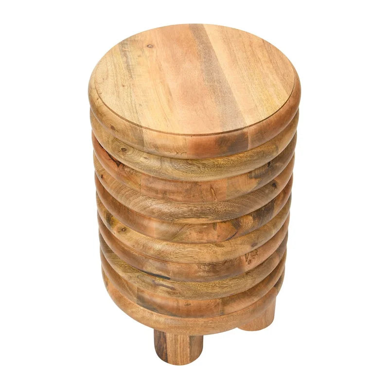 Vintage Solid Wood End Table or Stool