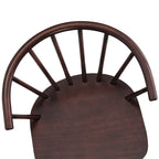 Set of 4 Wooden Spindle Back Dining Chairs