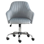 Home Office Leisure Chair with Adjustable Height and Universal Casters