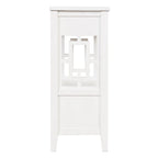 36" Console Table with 4 Drawers and Open Storage Shelf