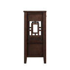 36" Console Table with 4 Drawers and Open Storage Shelf