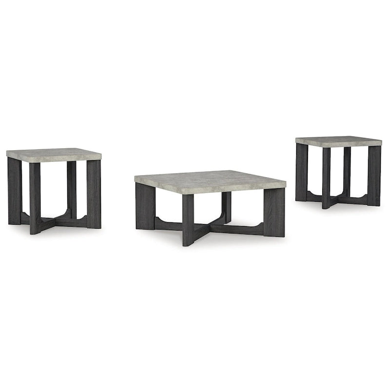 3-Piece Coffee and End Table Set - 35W x 35D x 17H