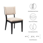 Upholstered Dining Chairs - Set of 2