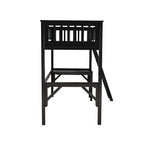 Wooden Twin Study Loft Bed